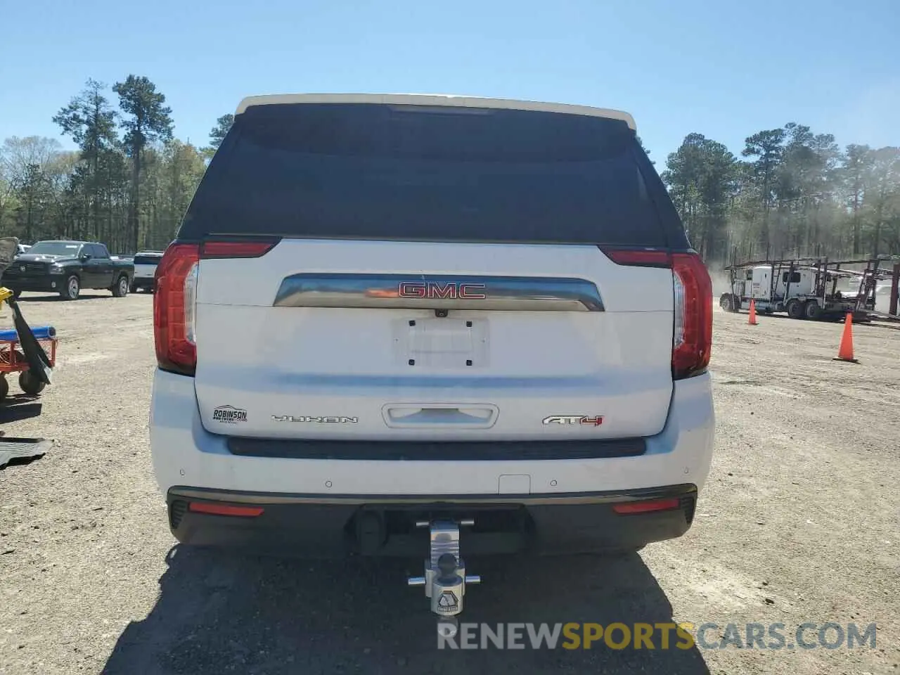 6 fotografías del automóvil dañado 1GKS2CKD0MR480616 GMC YUKON 2021