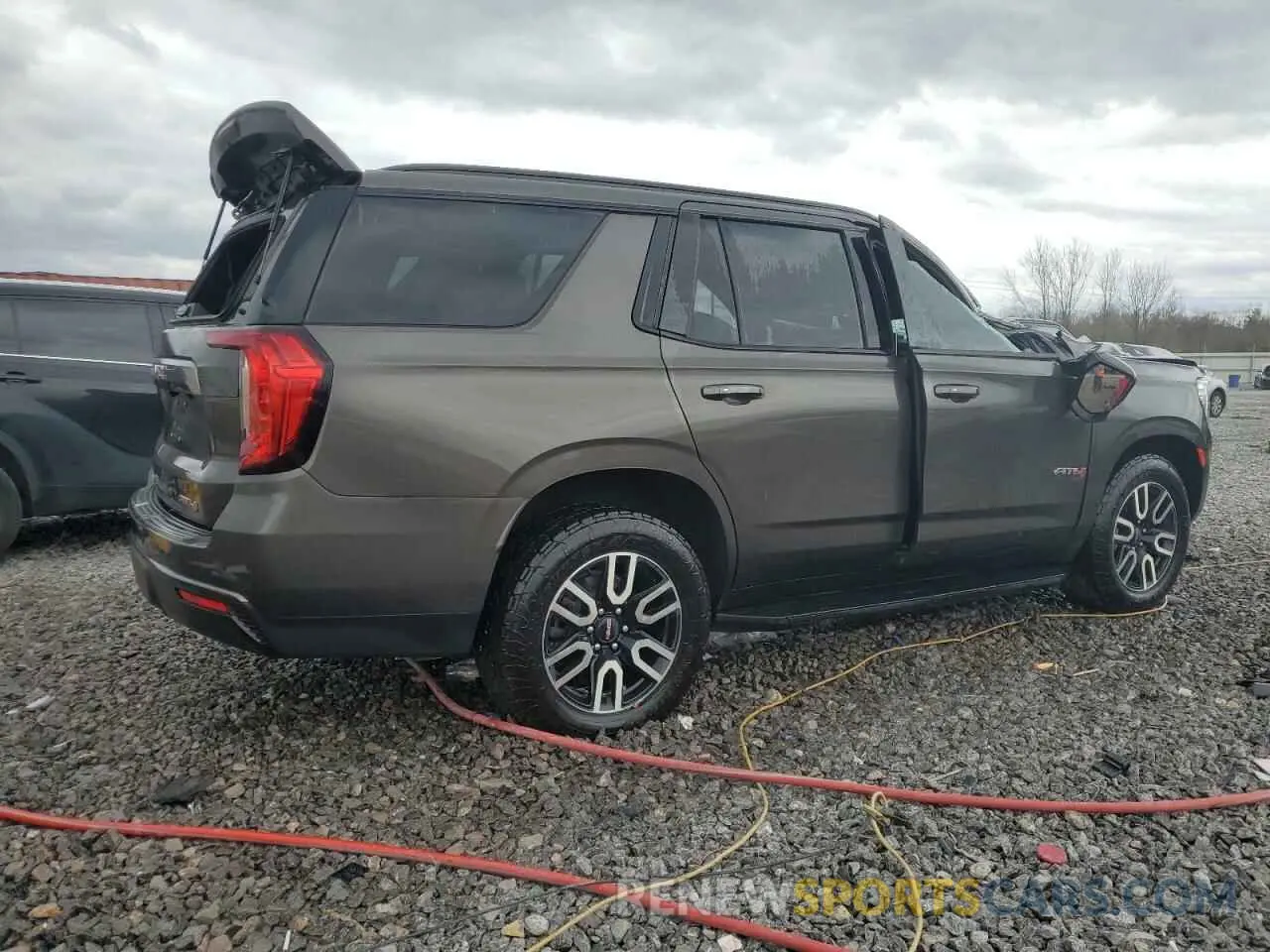 3 fotografías del automóvil dañado 1GKS2CKD8MR299277 GMC YUKON 2021