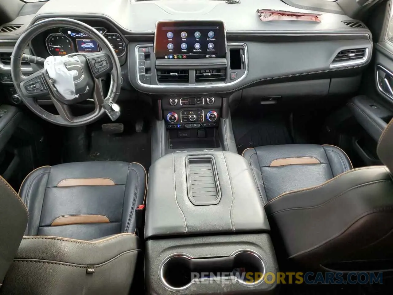 8 fotografías del automóvil dañado 1GKS2CKDXMR417491 GMC YUKON 2021