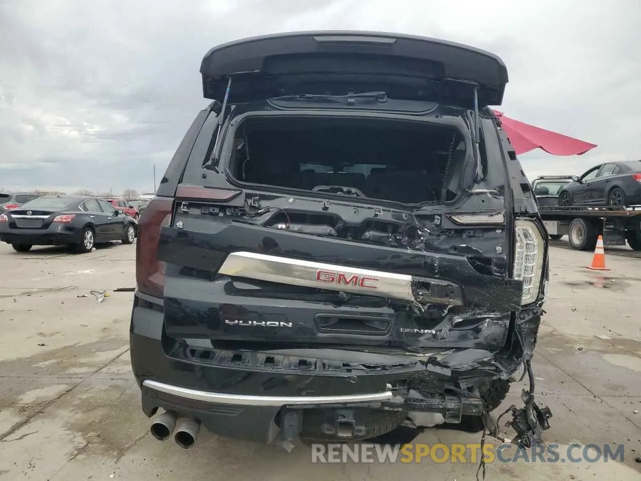 6 fotografías del automóvil dañado 1GKS2DKL0MR149581 GMC YUKON 2021