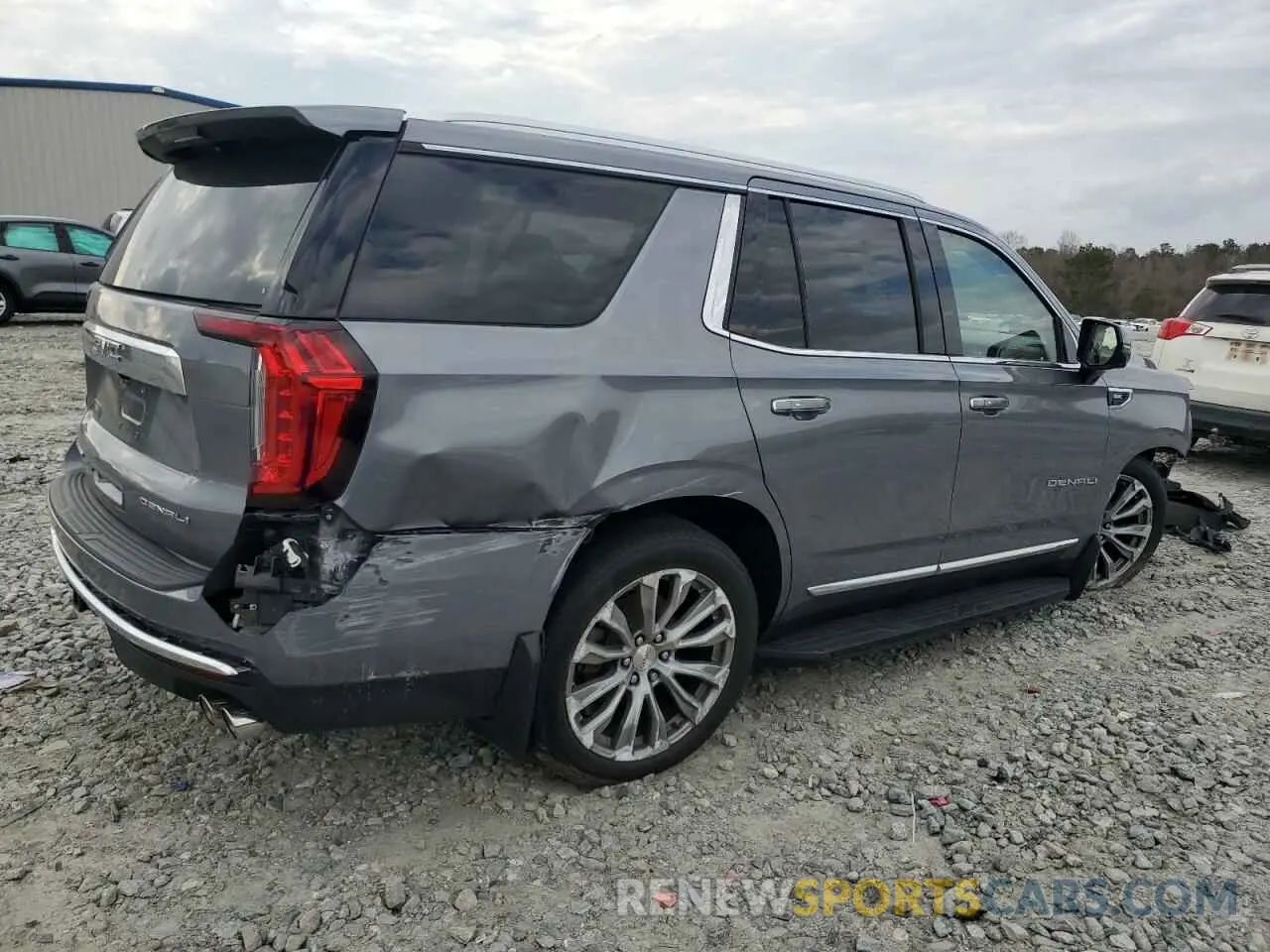 3 fotografías del automóvil dañado 1GKS2DKL0MR430702 GMC YUKON 2021