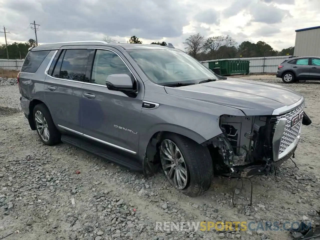 4 fotografías del automóvil dañado 1GKS2DKL0MR430702 GMC YUKON 2021