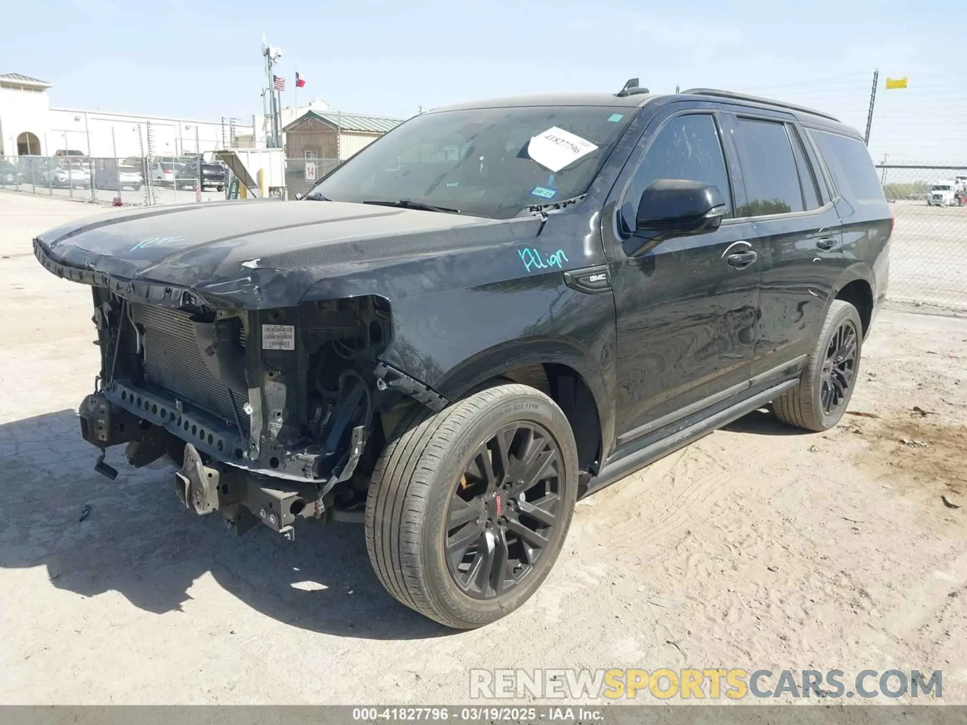 2 fotografías del automóvil dañado 1GKS2DKL1MR202269 GMC YUKON 2021