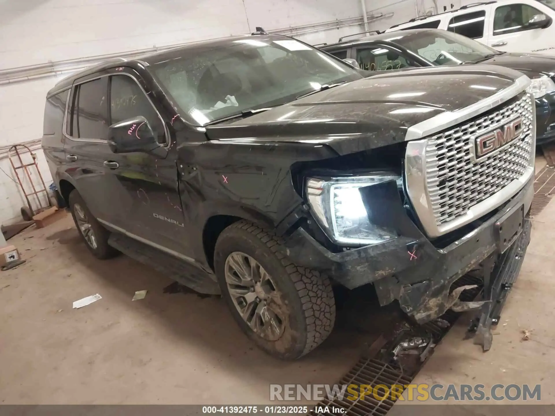 1 fotografías del automóvil dañado 1GKS2DKL2MR432564 GMC YUKON 2021