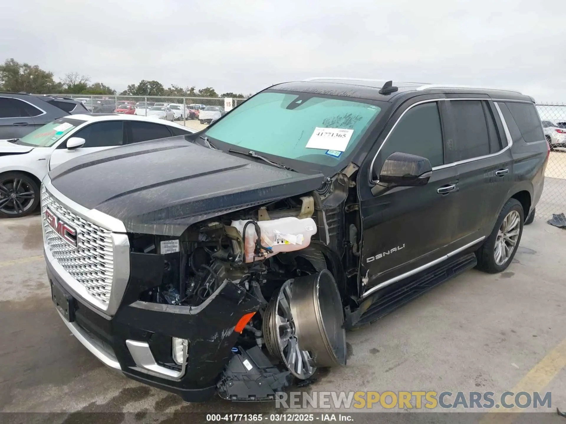 2 fotografías del automóvil dañado 1GKS2DKL3MR308321 GMC YUKON 2021