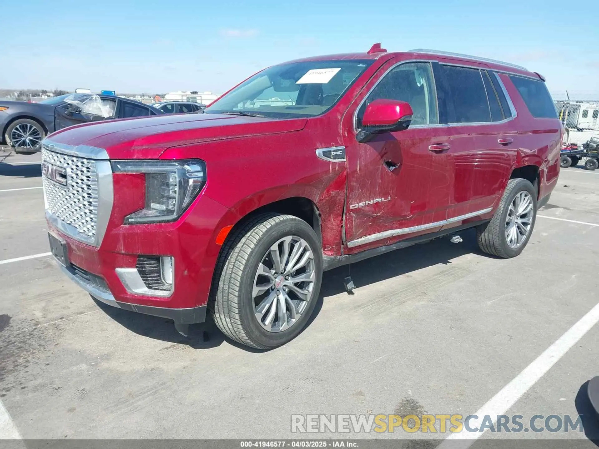 2 fotografías del automóvil dañado 1GKS2DKL4MR333308 GMC YUKON 2021