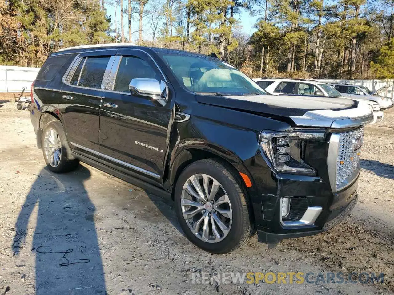 4 fotografías del automóvil dañado 1GKS2DKL5MR171592 GMC YUKON 2021