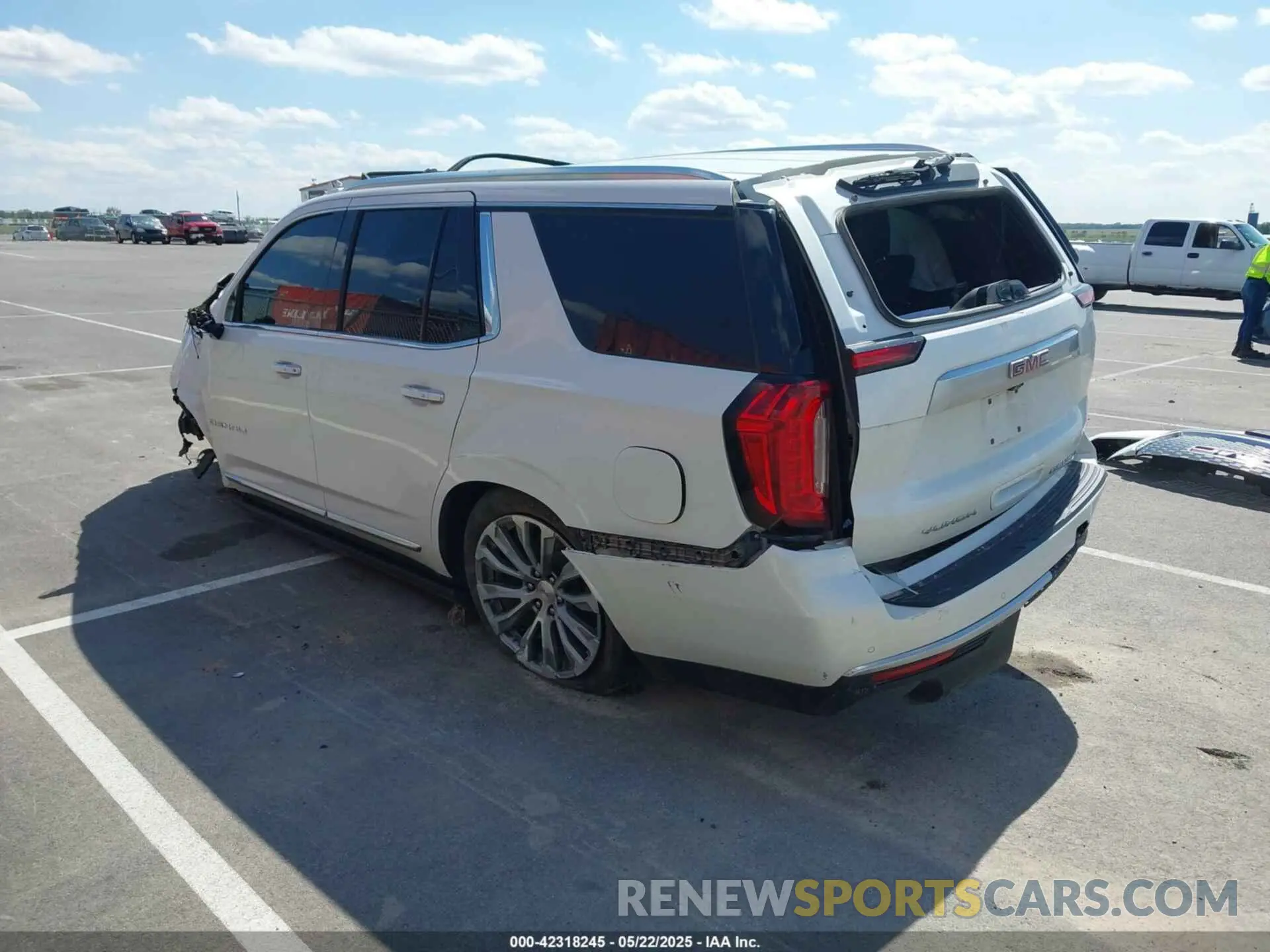 3 fotografías del automóvil dañado 1GKS2DKL6MR187753 GMC YUKON 2021