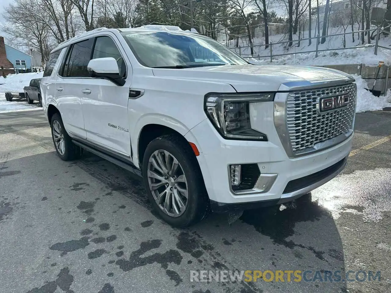 4 fotografías del automóvil dañado 1GKS2DKL7MR413606 GMC YUKON 2021