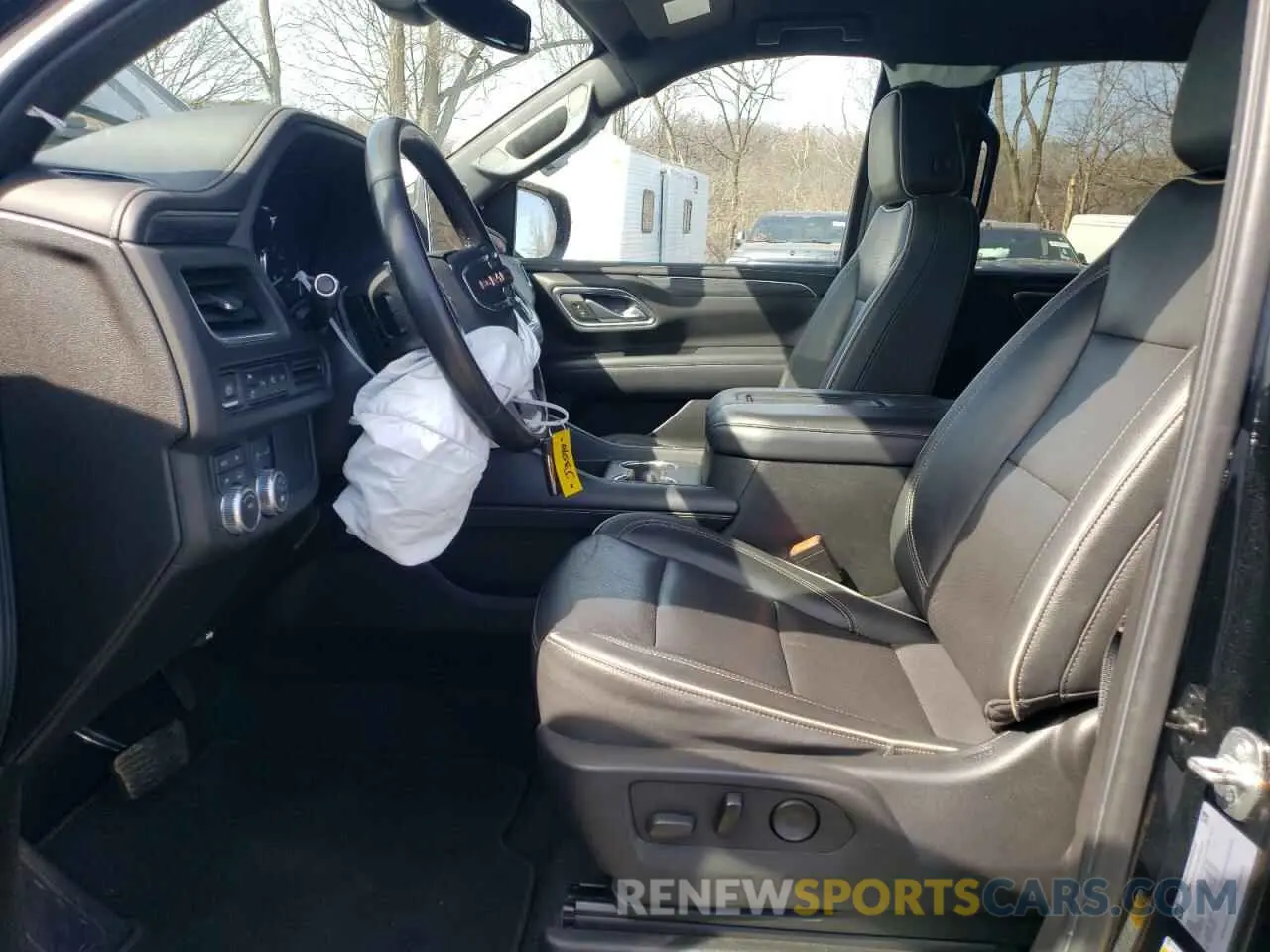 7 fotografías del automóvil dañado 1GKS2GKD6MR358429 GMC YUKON 2021