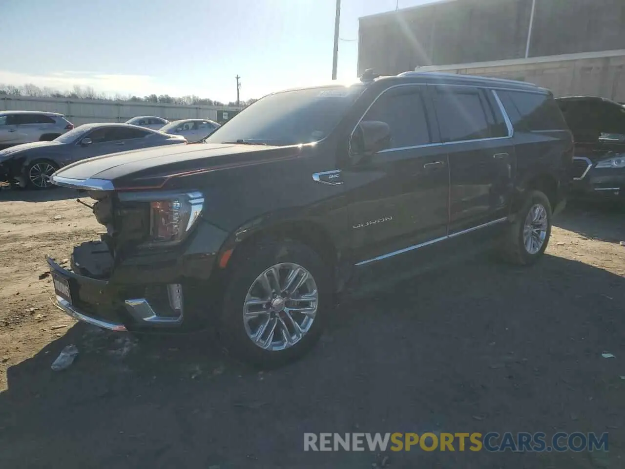 1 fotografías del automóvil dañado 1GKS2GKD6MR477825 GMC YUKON 2021