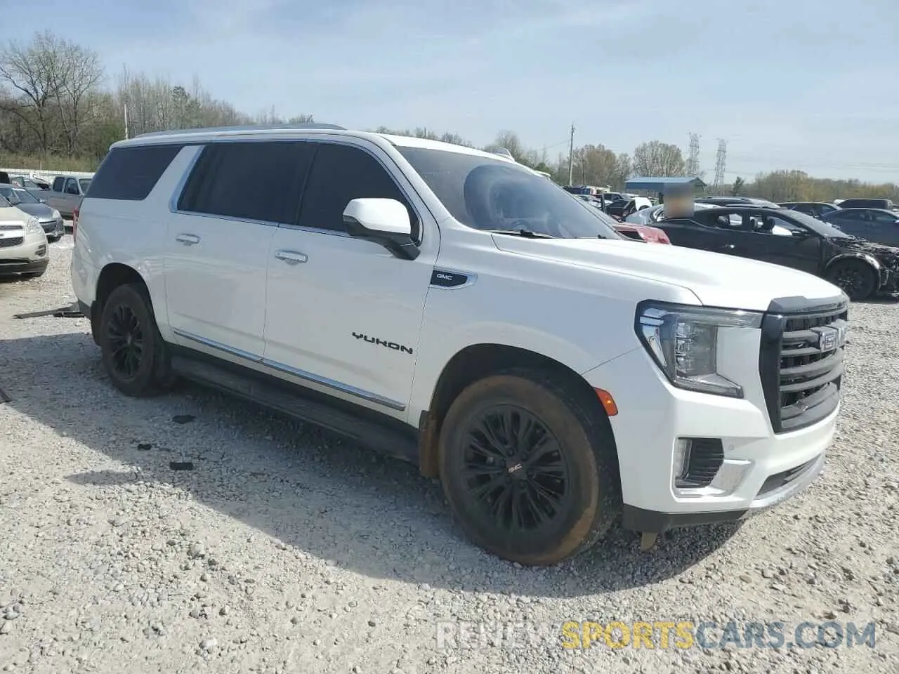 4 fotografías del automóvil dañado 1GKS2GKD7MR424034 GMC YUKON 2021
