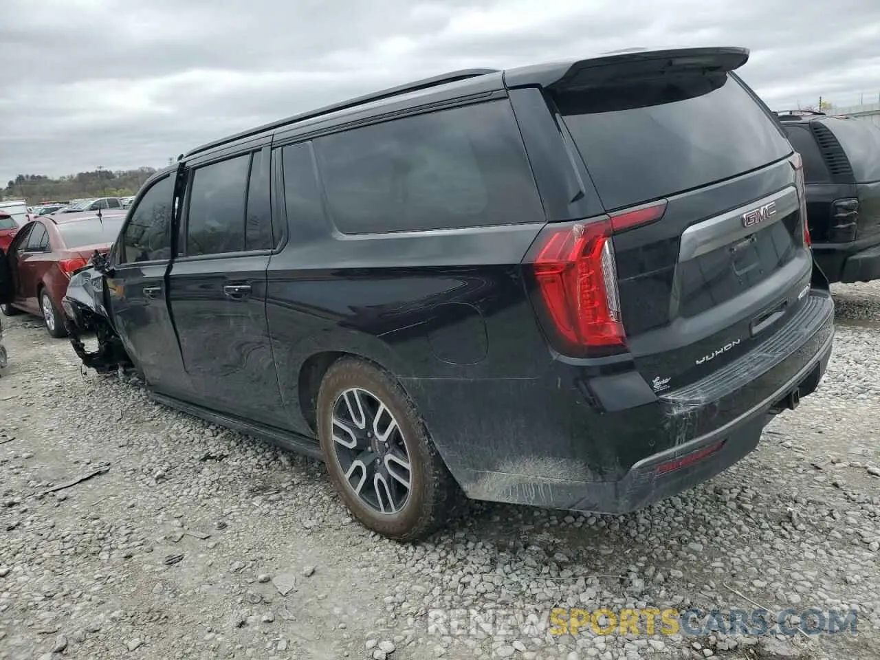 2 fotografías del automóvil dañado 1GKS2HKD4MR182258 GMC YUKON 2021