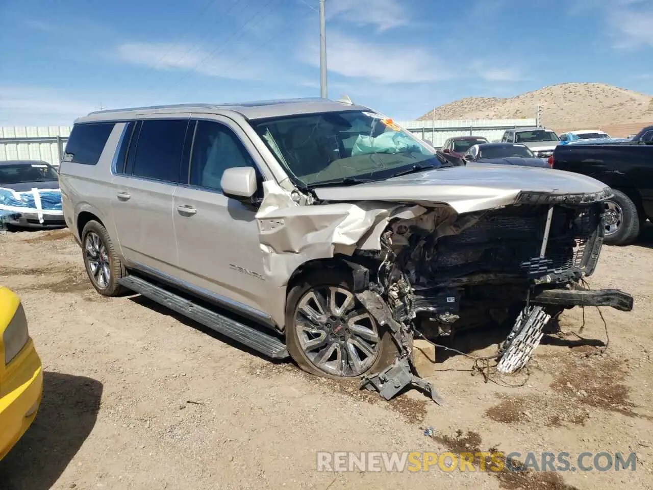 4 fotografías del automóvil dañado 1GKS2JKL1MR206370 GMC YUKON 2021