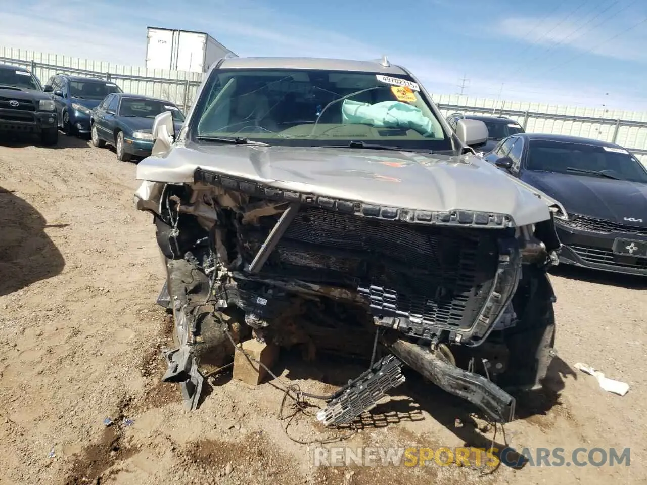 5 fotografías del automóvil dañado 1GKS2JKL1MR206370 GMC YUKON 2021