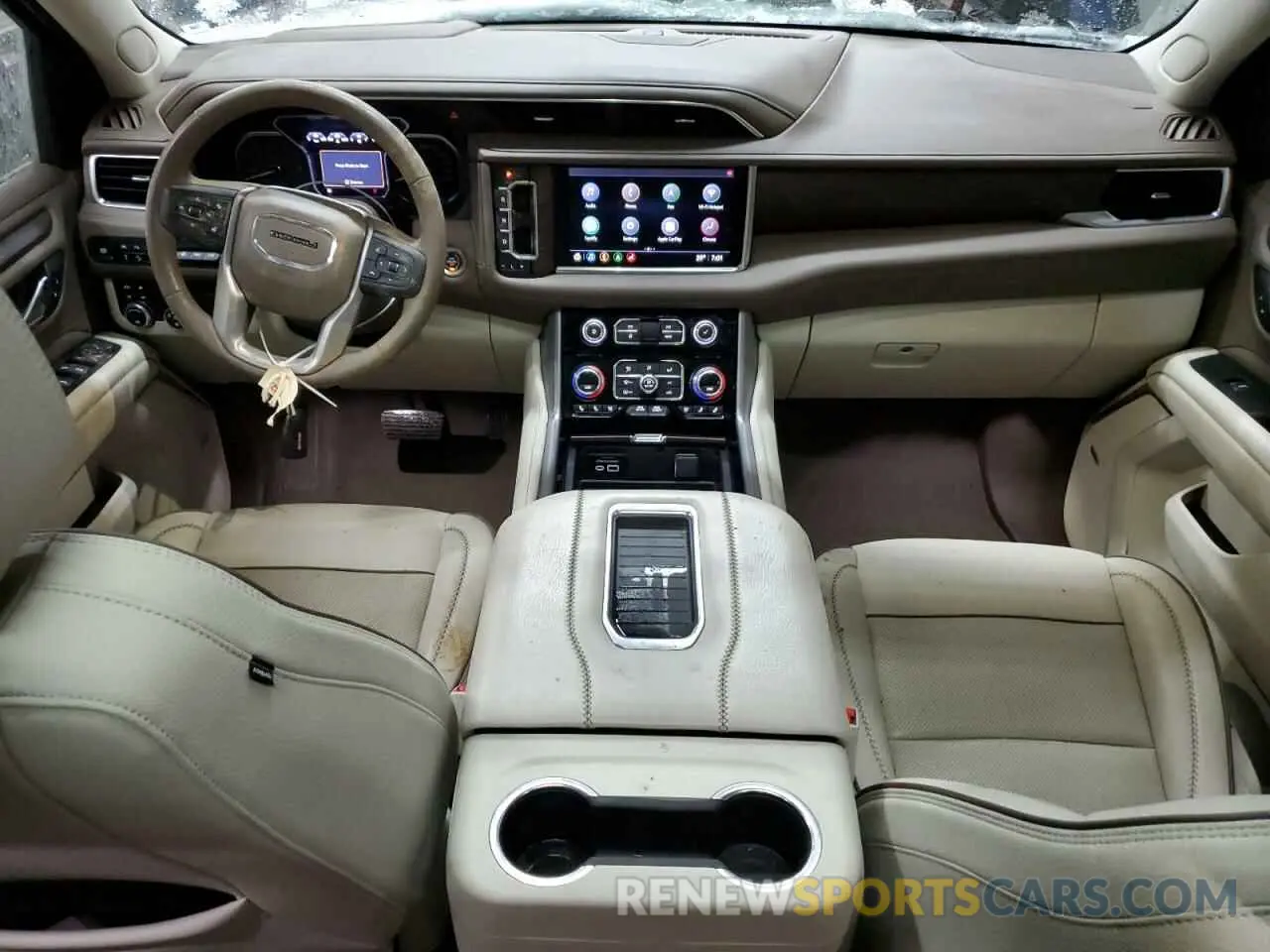 8 fotografías del automóvil dañado 1GKS2JKL3MR259944 GMC YUKON 2021