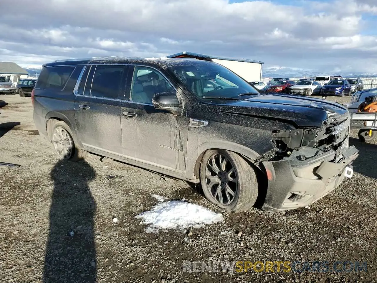 4 fotografías del automóvil dañado 1GKS2JKL4MR233921 GMC YUKON 2021
