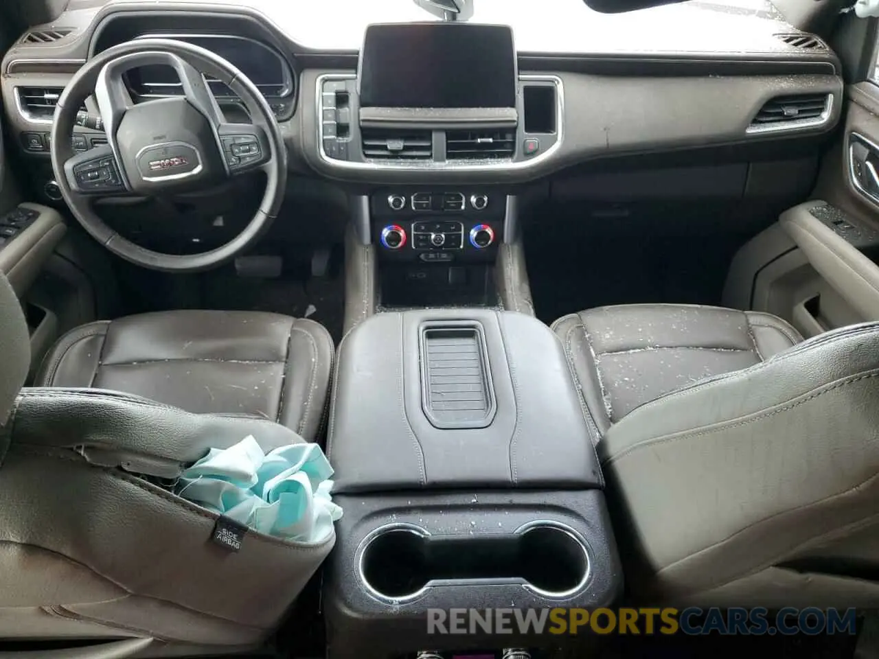 8 fotografías del automóvil dañado 1GKS1AKD7NR201865 GMC YUKON 2022