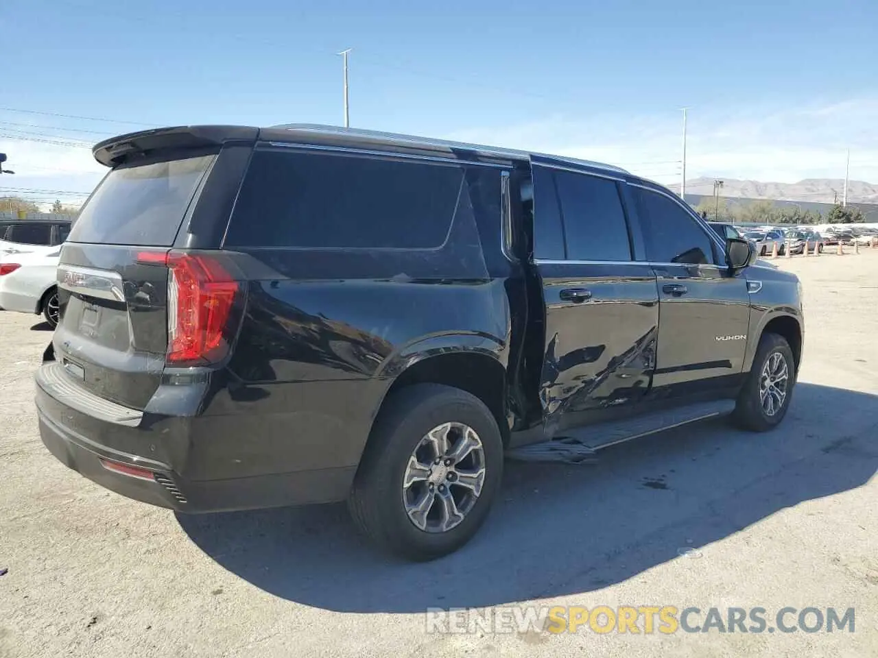 3 fotografías del automóvil dañado 1GKS1FKD7NR237651 GMC YUKON 2022