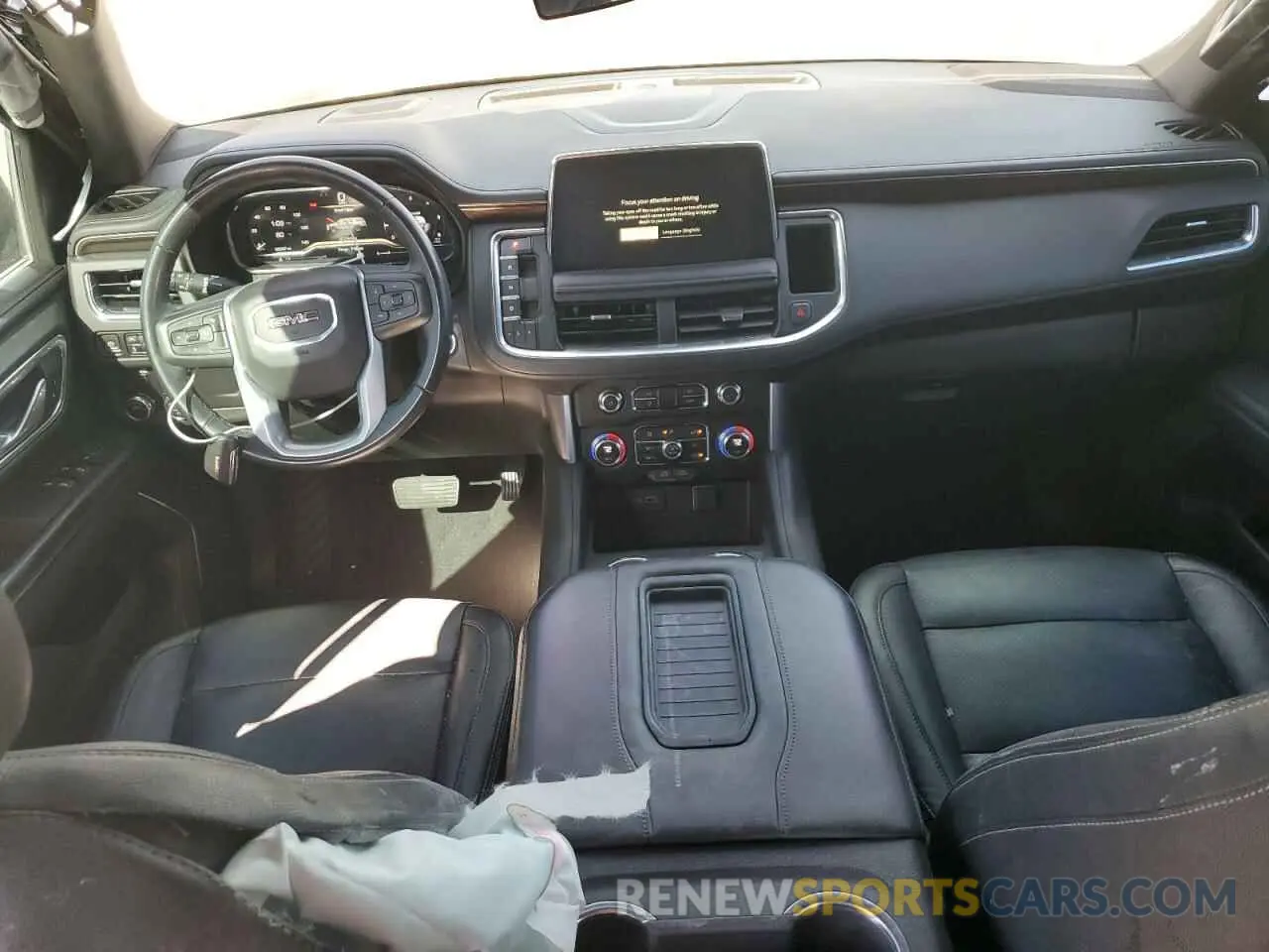 8 fotografías del automóvil dañado 1GKS1FKD7NR237651 GMC YUKON 2022