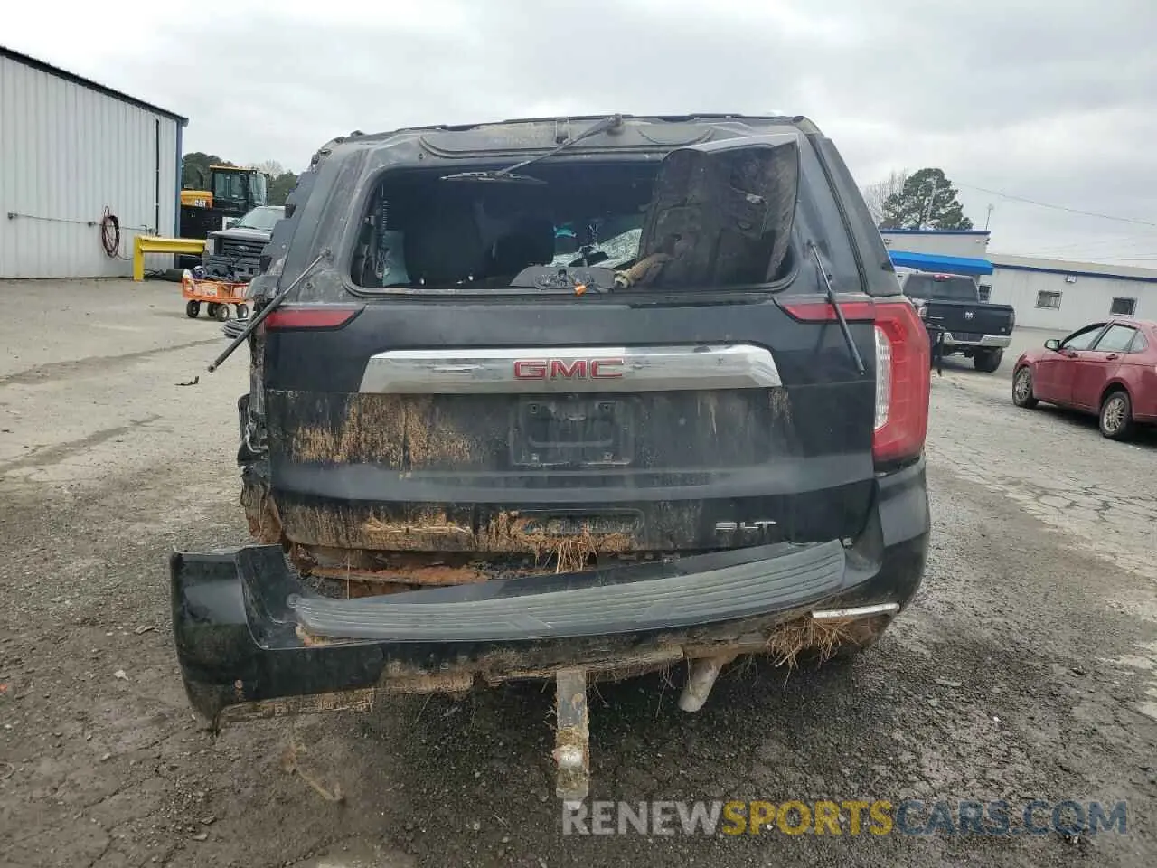 6 fotografías del automóvil dañado 1GKS2BKD4NR350432 GMC YUKON 2022