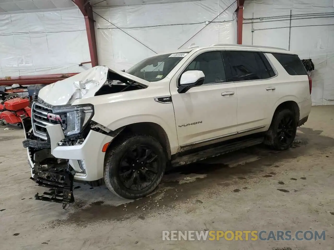 1 fotografías del automóvil dañado 1GKS2BKD6NR106829 GMC YUKON 2022
