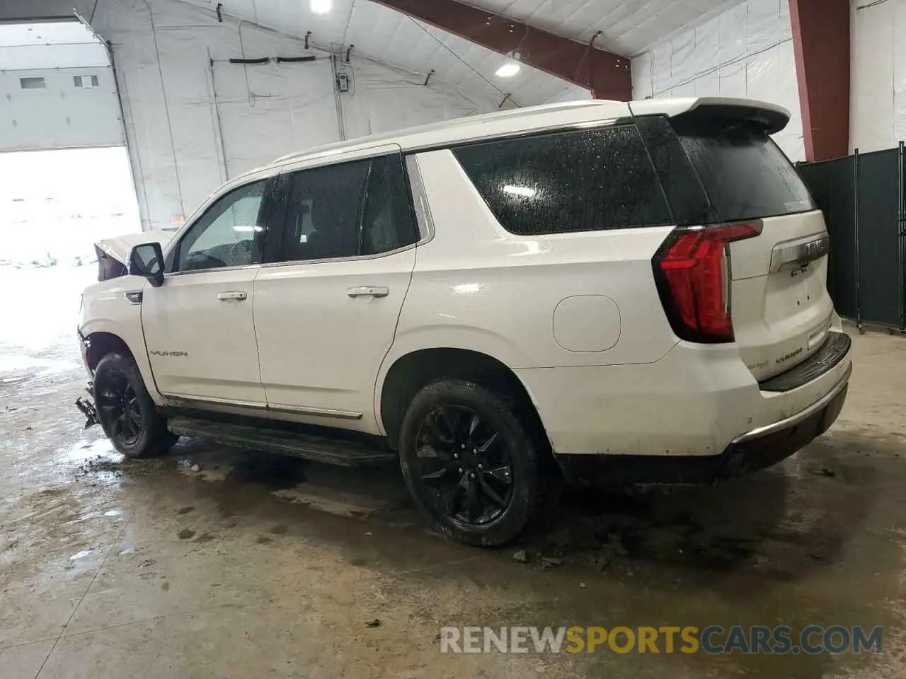 2 fotografías del automóvil dañado 1GKS2BKD6NR106829 GMC YUKON 2022