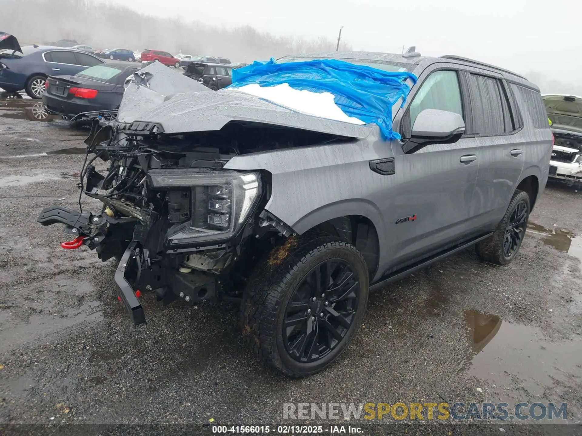 2 fotografías del automóvil dañado 1GKS2CKL3NR174034 GMC YUKON 2022