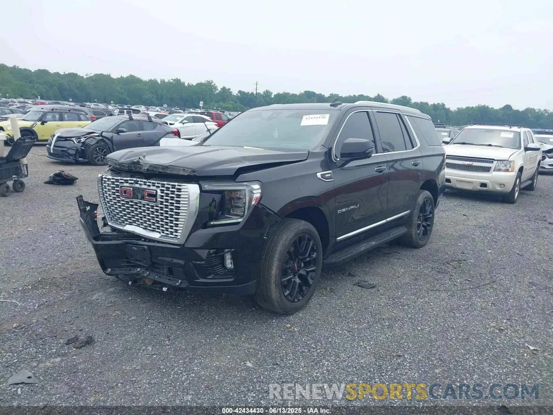 2 fotografías del automóvil dañado 1GKS2DKL7NR271890 GMC YUKON 2022