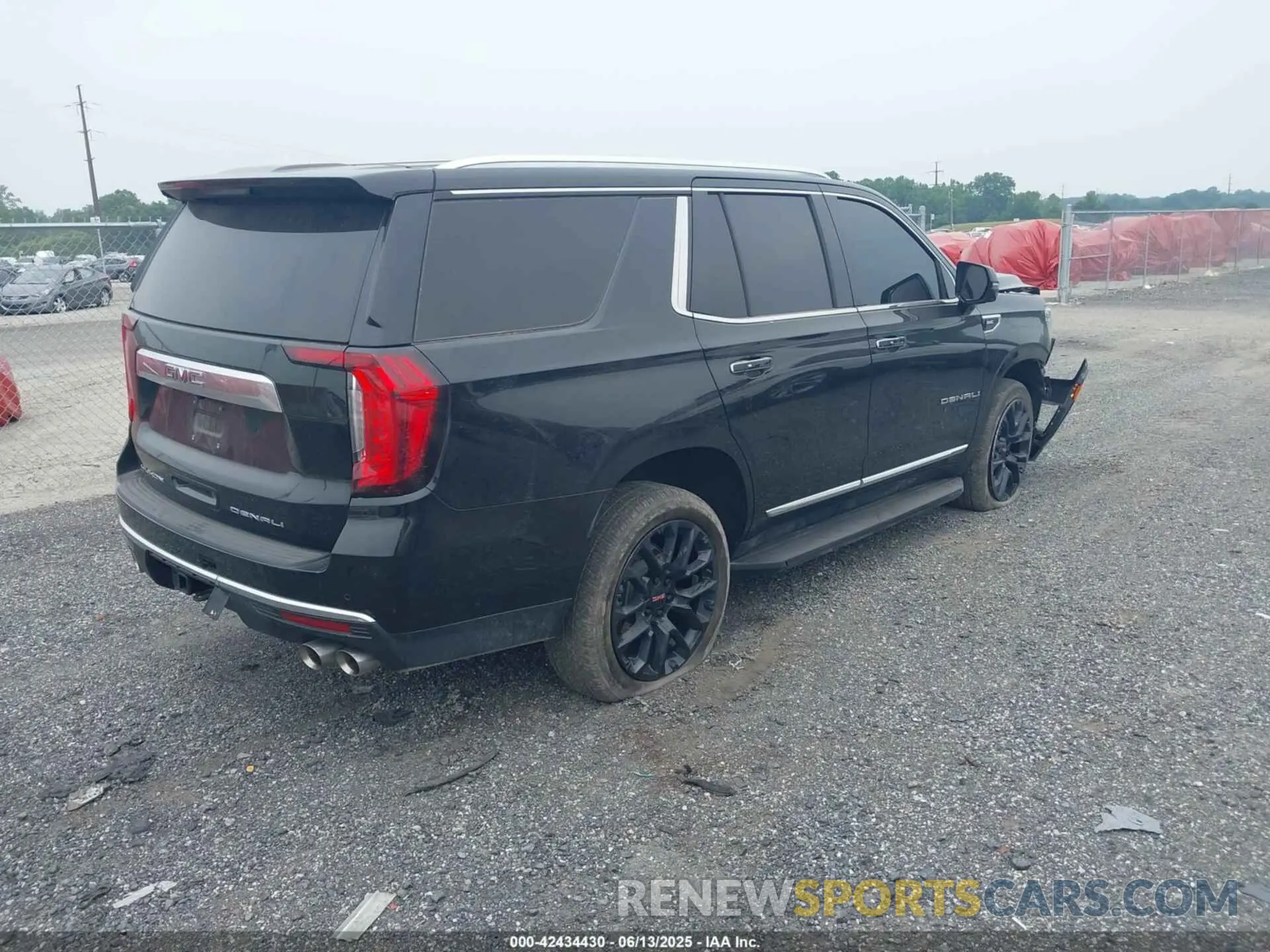 4 fotografías del automóvil dañado 1GKS2DKL7NR271890 GMC YUKON 2022