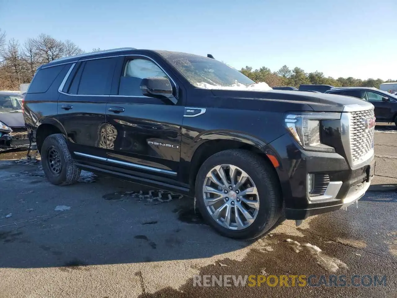 4 fotografías del automóvil dañado 1GKS2DKL8NR220110 GMC YUKON 2022