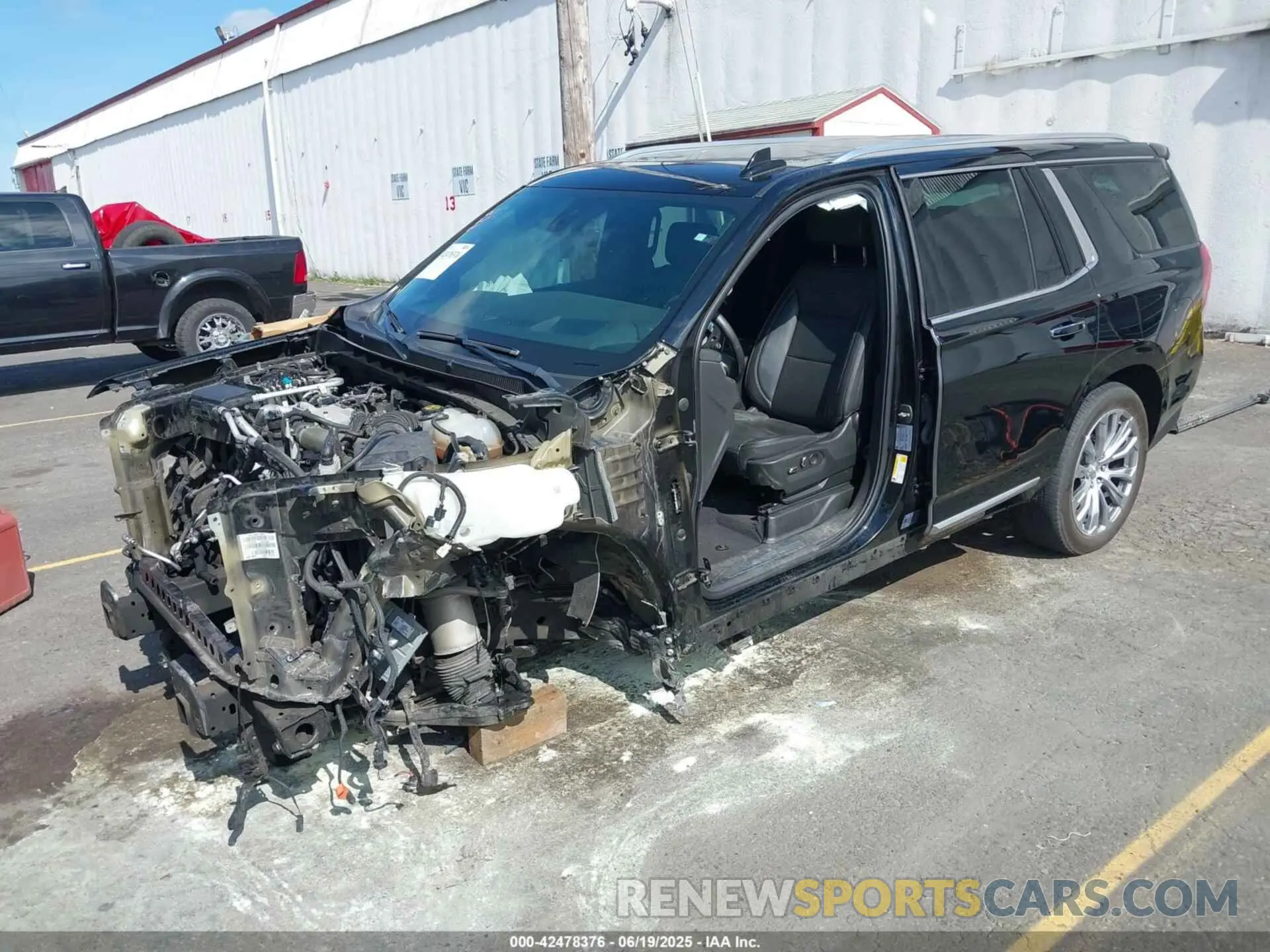 2 fotografías del automóvil dañado 1GKS2DKT9NR212274 GMC YUKON 2022