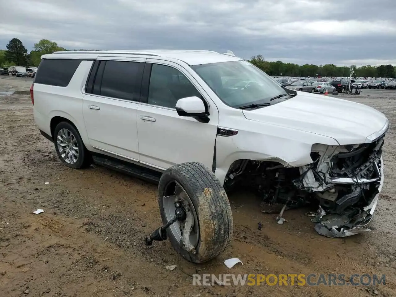 4 fotografías del automóvil dañado 1GKS2GKD0NR112073 GMC YUKON 2022