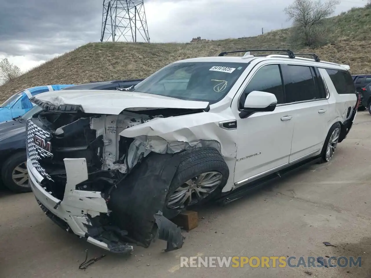1 fotografías del automóvil dañado 1GKS2JKL2NR351029 GMC YUKON 2022