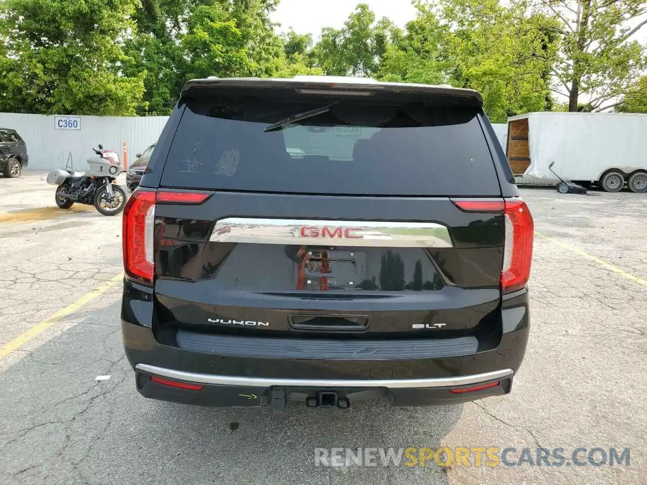 6 fotografías del automóvil dañado 1GKS1BKD2PR190461 GMC YUKON 2023