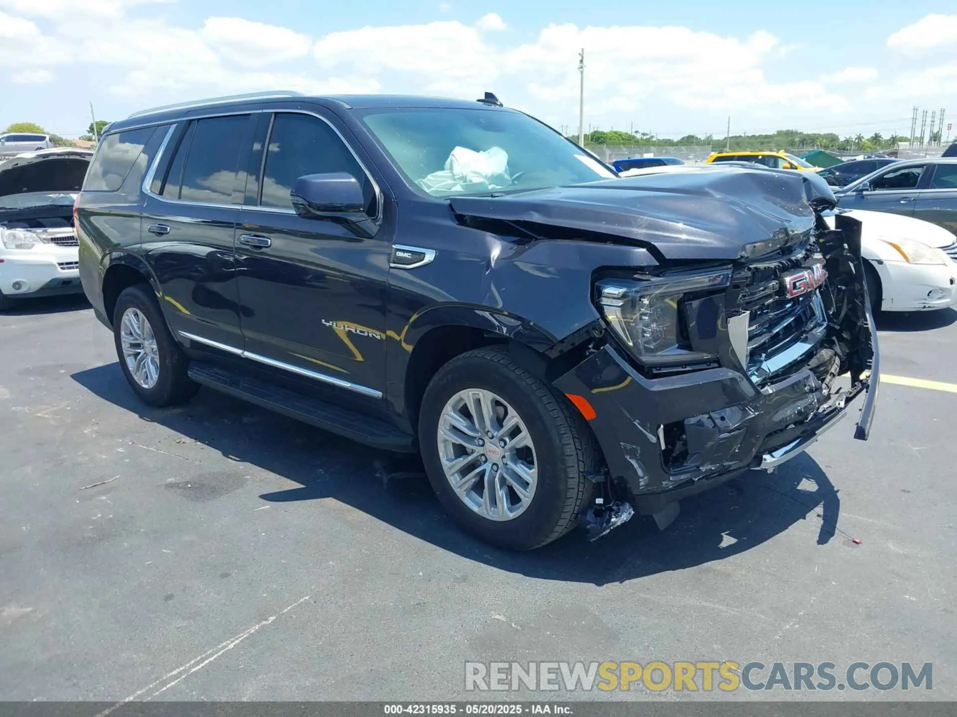 1 fotografías del automóvil dañado 1GKS1BKD4PR552161 GMC YUKON 2023