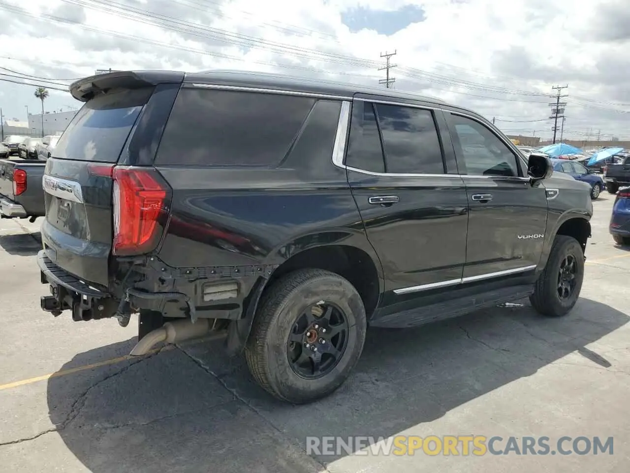 3 fotografías del automóvil dañado 1GKS1BKD7PR234731 GMC YUKON 2023