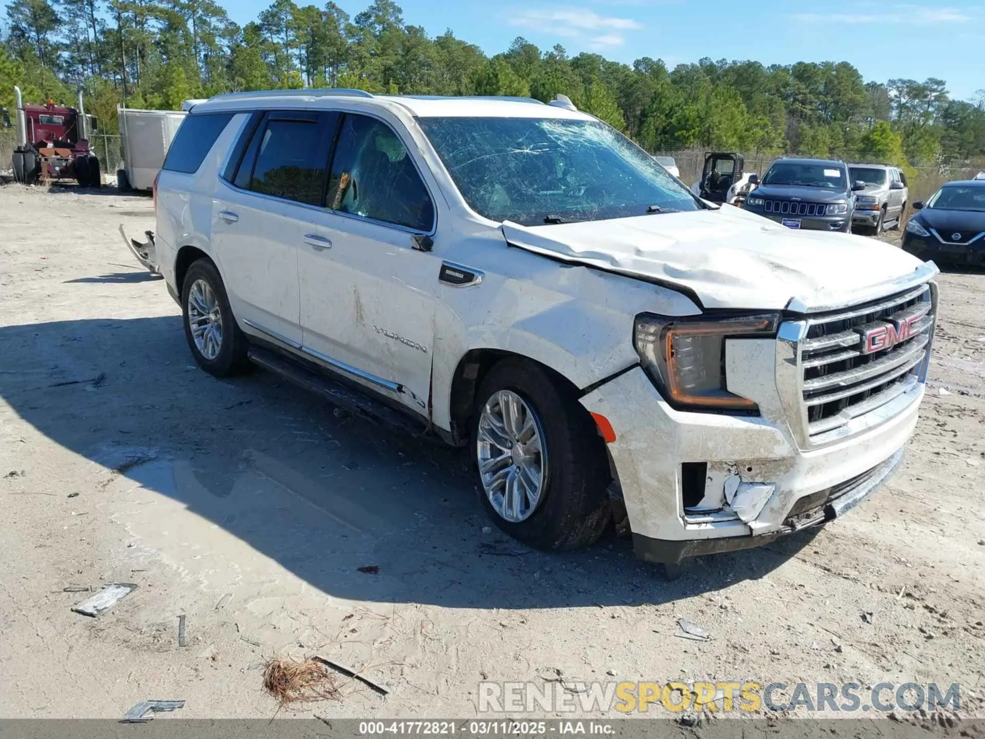 1 fotografías del automóvil dañado 1GKS1BKT2PR512815 GMC YUKON 2023
