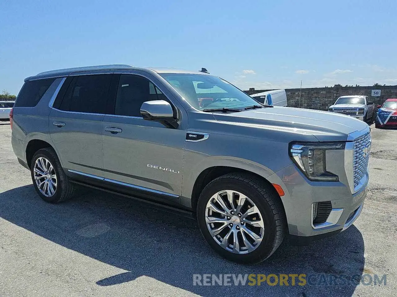 4 fotografías del automóvil dañado 1GKS1DKLXPR339931 GMC YUKON 2023