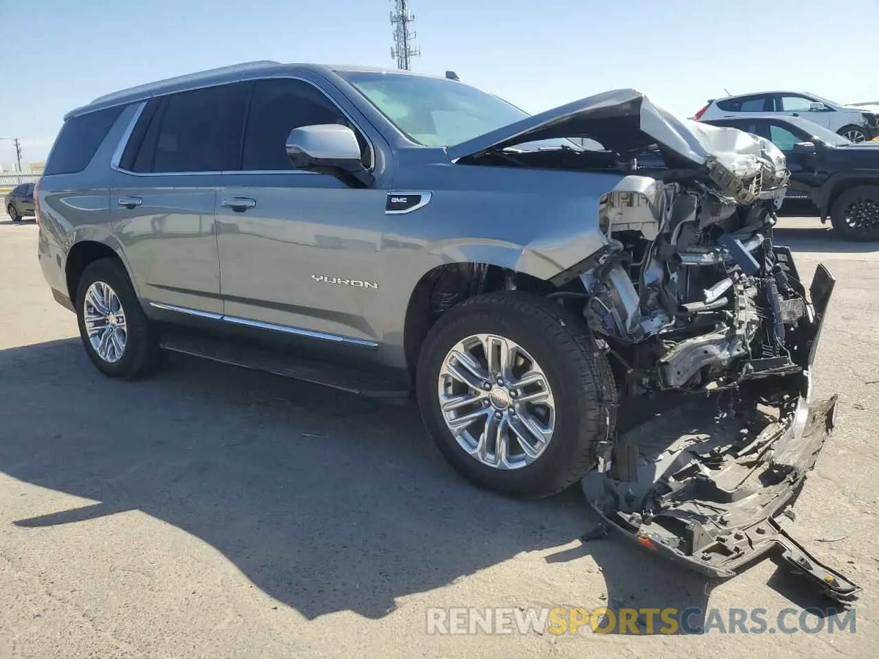 4 fotografías del automóvil dañado 1GKS2BKD0PR532681 GMC YUKON 2023