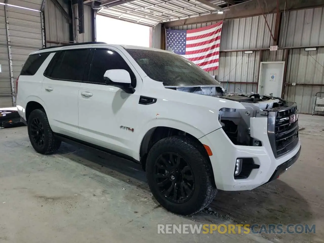 4 fotografías del automóvil dañado 1GKS2CKL0PR347236 GMC YUKON 2023