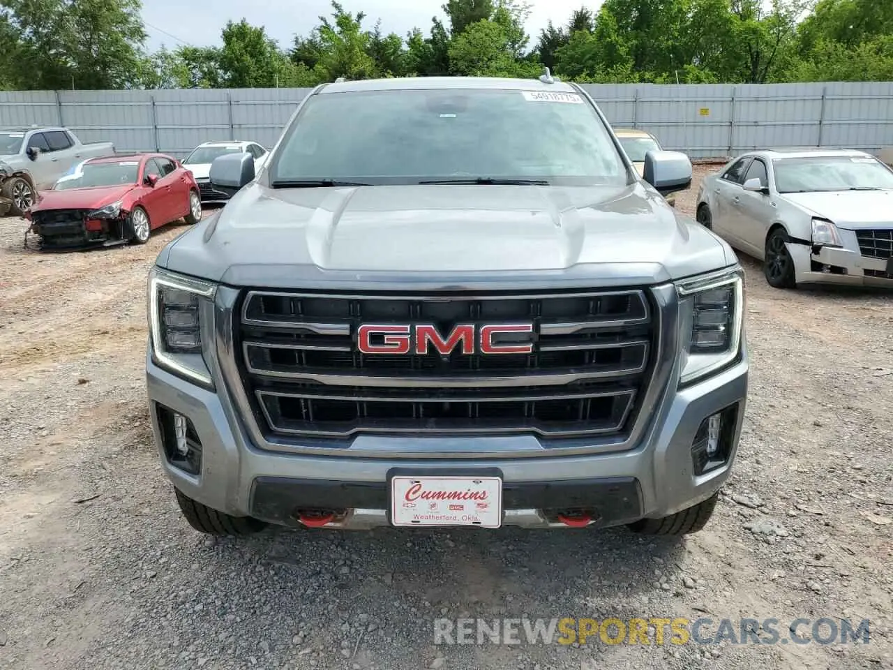 5 fotografías del automóvil dañado 1GKS2HKD5PR548748 GMC YUKON 2023