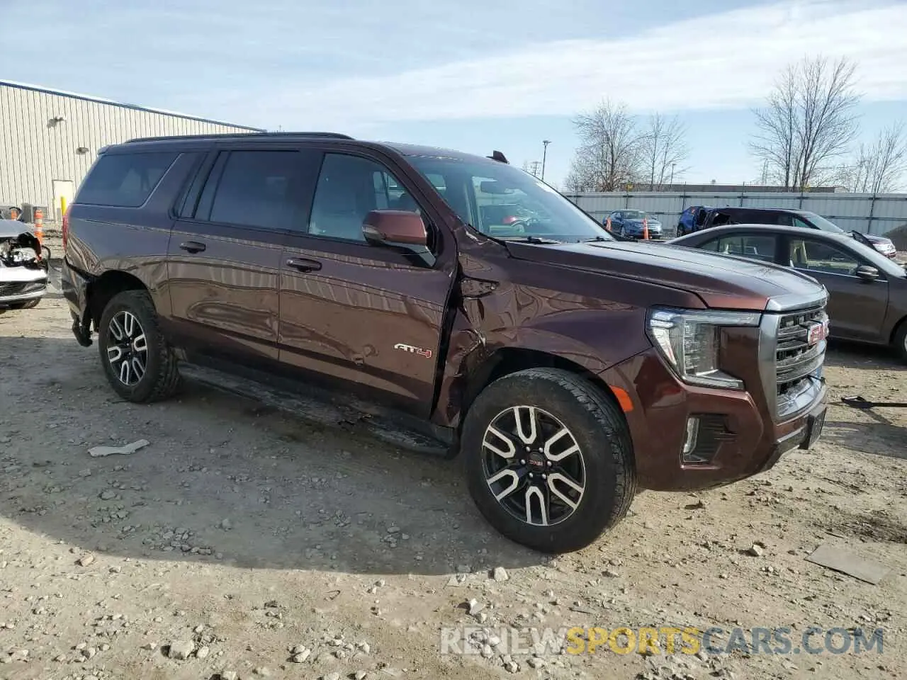 4 fotografías del automóvil dañado 1GKS2HKD6PR531134 GMC YUKON 2023