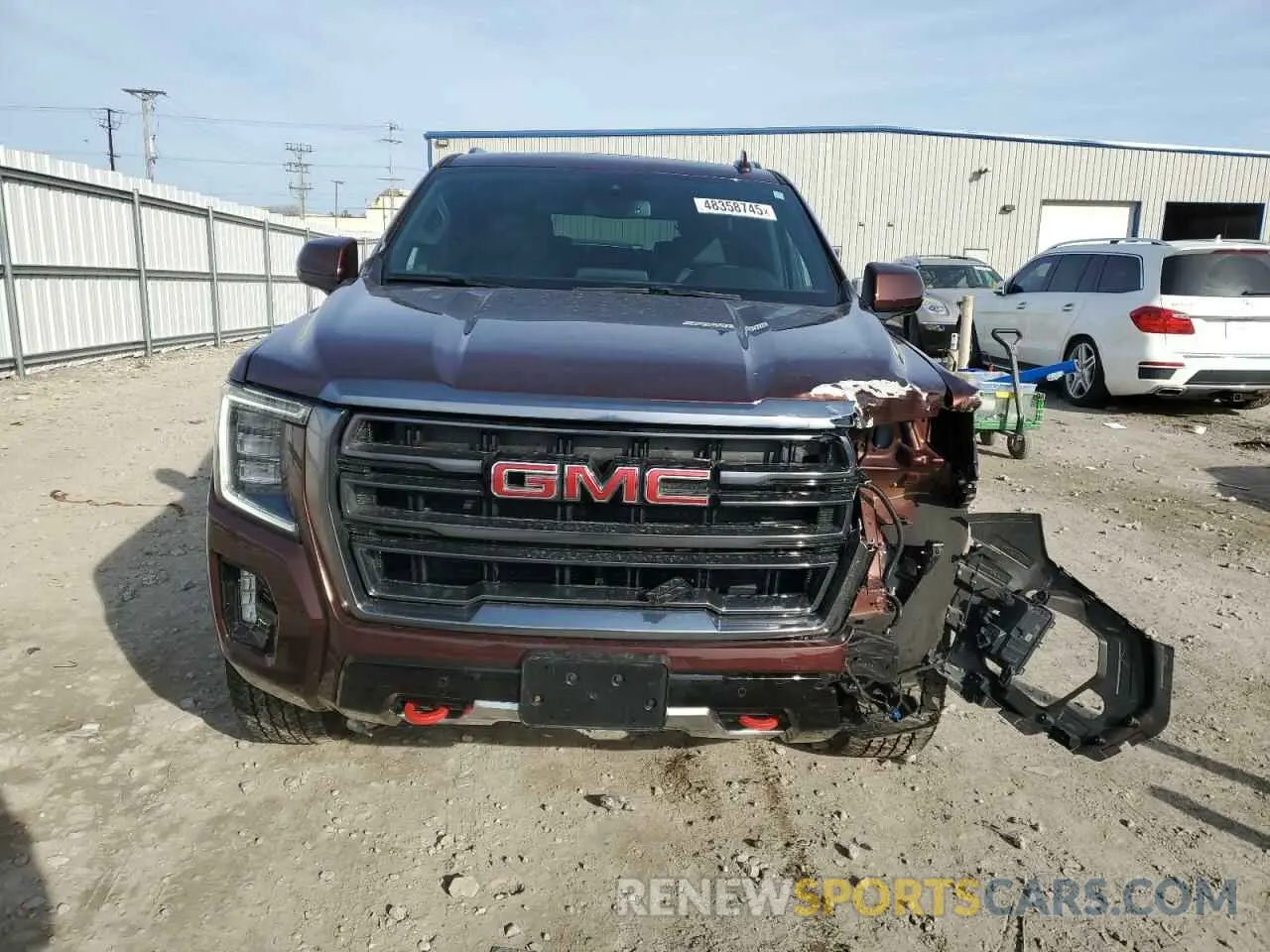 5 fotografías del automóvil dañado 1GKS2HKD6PR531134 GMC YUKON 2023