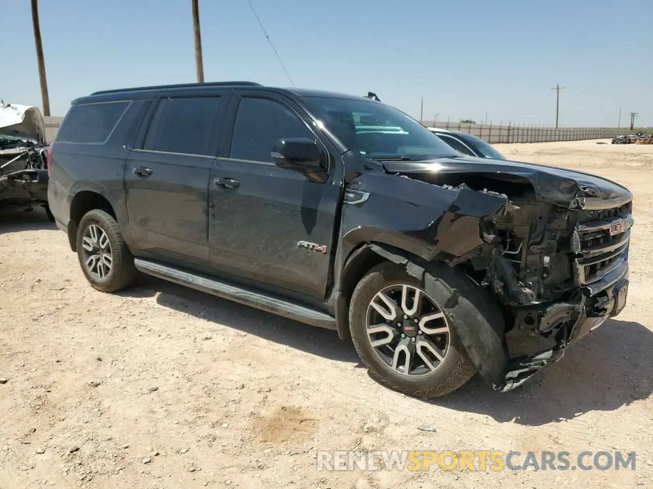 4 fotografías del automóvil dañado 1GKS2HKL0PR408551 GMC YUKON 2023
