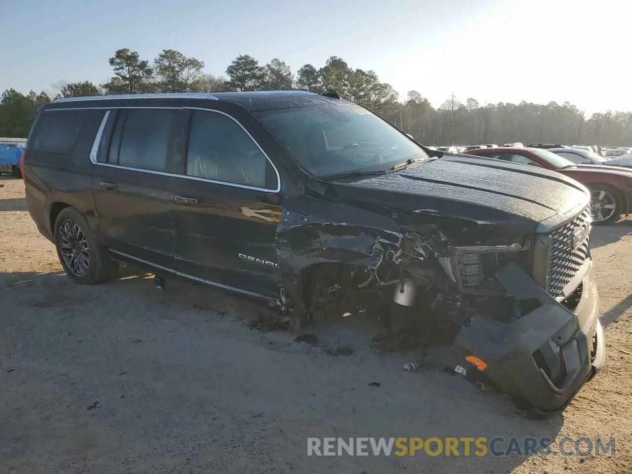 4 fotografías del automóvil dañado 1GKS2KKLXPR134840 GMC YUKON 2023