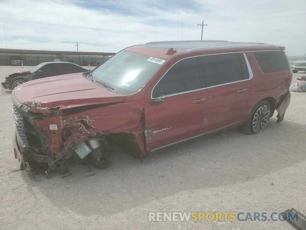 1 fotografías del automóvil dañado 1GKS2KKT9PR245203 GMC YUKON 2023