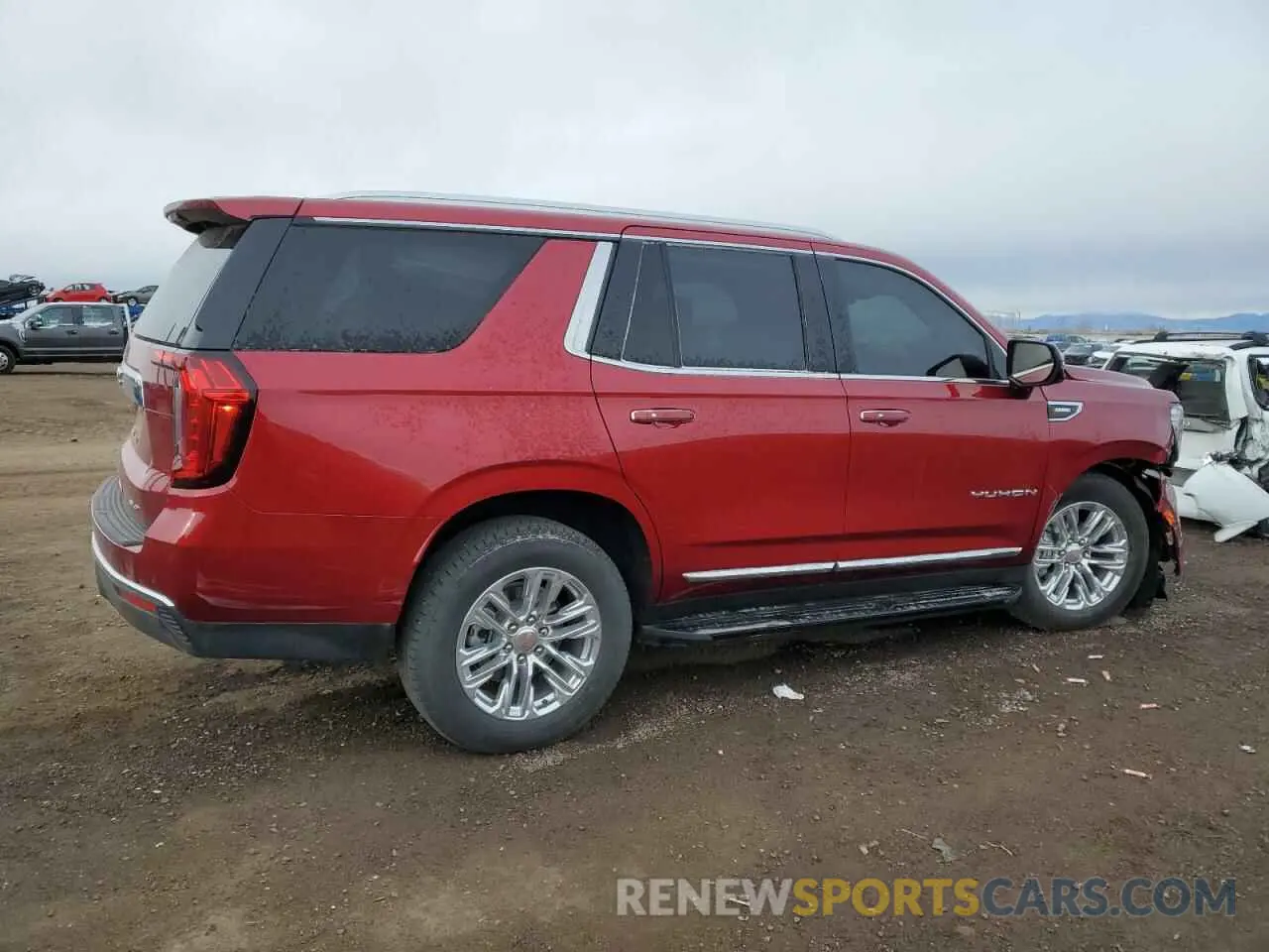 3 fotografías del automóvil dañado 1GKS2BKT4RR325124 GMC YUKON 2024