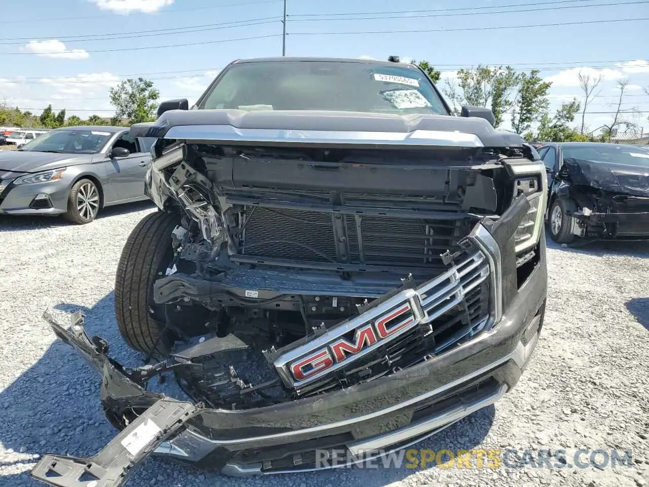 5 fotografías del automóvil dañado 1GKS2JRL6SR170517 GMC YUKON 2025