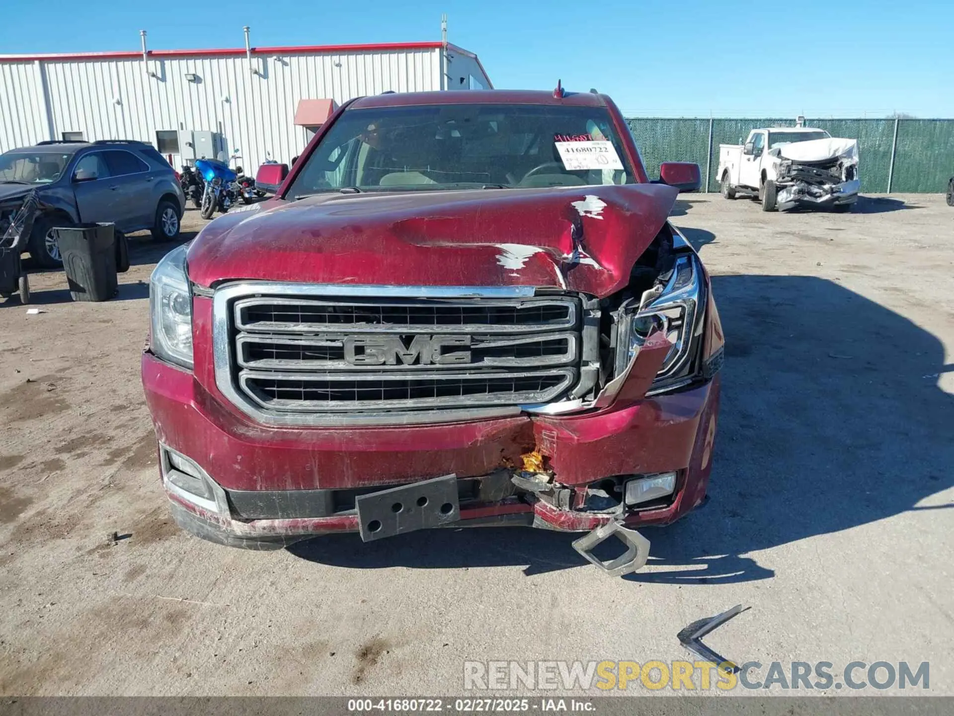 6 fotografías del automóvil dañado 1GKS2GKC2KR343513 GMC YUKON XL 2019